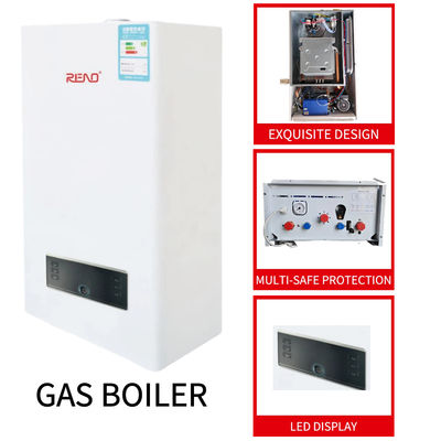 L1PB28-A(F4) 28Kw Duvara Monte Paslanmaz Çelik Kabuk Gaz Kazanı Gövde Stili