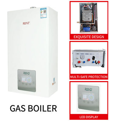 L1PB28-A(F4) 28Kw Duvara Monte Paslanmaz Çelik Kabuk Gaz Kazanı Gövde Stili