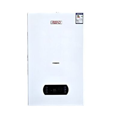 32Kw Duvar Asılı Gaz Sıcak Su Isıtması Akıllı Kontrol Beyaz Kabuk Paslanmaz Çelik
